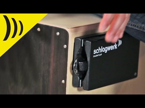 Демонстрация звучания кастаньеты с джинглом для кахона Schlagwerk CFL16
