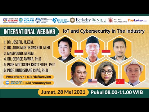 WEBINAR INTERNASIONAL "IoT and Cybersecurity in The Industry"