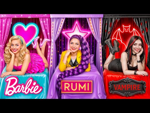 KPop Demon Hunters Room Makeover Challenge | Rumi vs Vampire vs Barbie by Multi DO Girls
