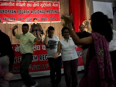 Khadga Garbuja in Paris 2010 herda herdai kanchhi le sole dada katyo mayale