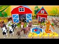 DIY How To Make Cattle Farm Village Cow Horse Farm Diorama Animal Farm Happyfarming88