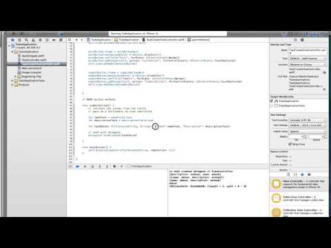 Swift - Todo list application utilizing