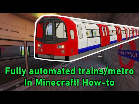 How to create automated railways in Minecraft! - Minecraft Transit Railway Mod Tutorial [Outdated]