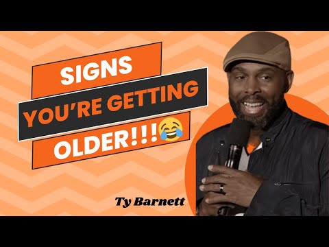 Signs You're Getting Older - Hilarious Take - Ty Barnett #comedy #jokes #laugh