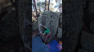 Video thumbnail de Algarbancín, 7c (sit). Albarracín