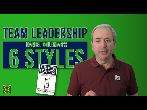 Daniel Goleman's 6 Leadership Styles for Team Leaders