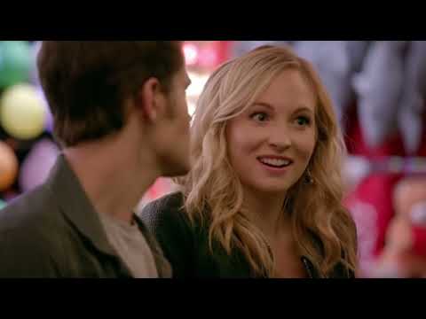 Tyler's Memorial, Stefan Kisses Caroline At The Carnival - The Vampire Diaries 8x05 Scene