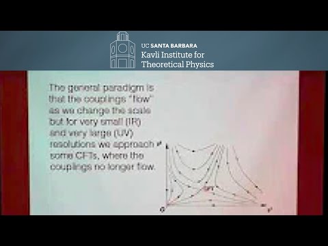The Space of Quantum Field Theories ▸ KITP Colloquium by Zohar Komargodski