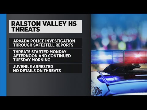 Arvada Police Detain 1 Juvenile For Investigation Of Threats Against Ralston Valley High School