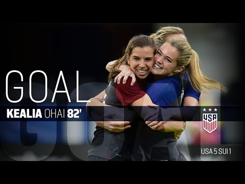WNT vs. Switzerland: Kealia Ohai Goal - Oct. 23, 2016