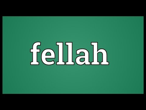Fellah Meaning