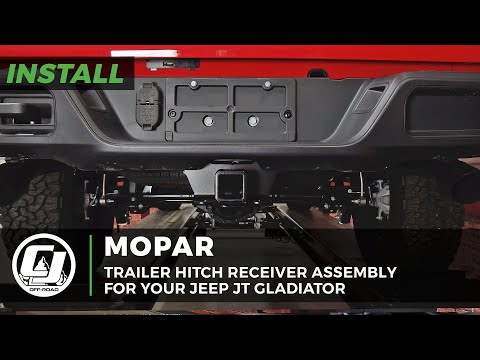 Jeep JT Gladiator Install | Mopar Trailer Hitch Receiver Assembly
