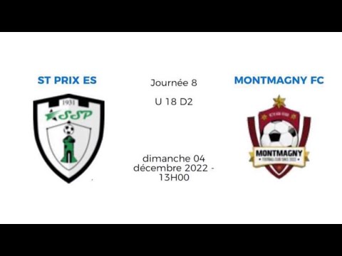U18 : ES SAINT PRIX - MONTMAGNY