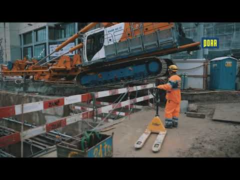 PORR Schweiz: Neubau des Franklinturms - Abschluss der Tiefbauarbeiten