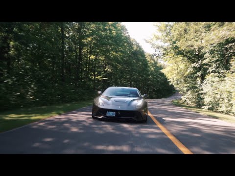 FERRARI F12 BERLINETTA | GATINEAU HILLS RUN [4K]