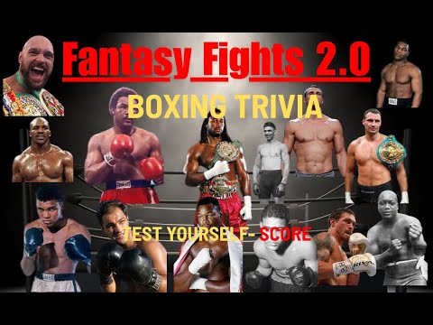 Fantasy Fights  2 0 Boxing Trivia Expert