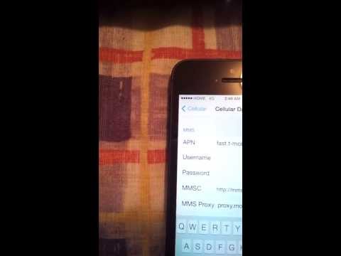 comment regler apn sur iphone