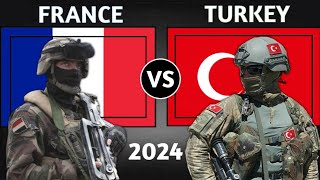 France vs Turkey Military Power Comparison 2024 | Turkey vs France Military Power 2024
