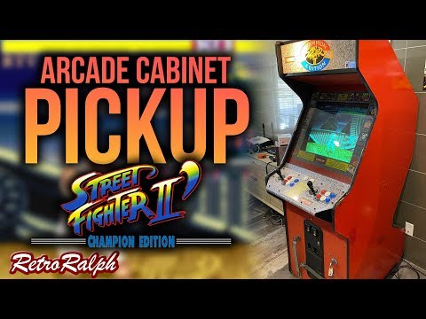 Arcade Cabinet Pickup - Street Fighter II Champion Edition!