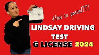 LINDSAY DRIVING TEST 2024 G LICENSE (Actual Footage) PASSED