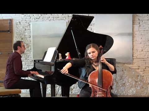 A.TROWELL: Chanson villageoise - 12 Morceaux faciles, opus 4 (Volume 4) pour violoncelle et piano