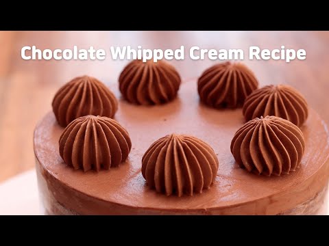 This is the best chocolate whipped cream recipe I've ever had