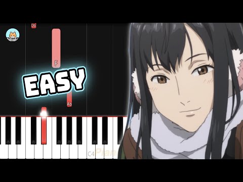 Parasyte OST - "Next to You" - EASY Piano Tutorial & Sheet Music