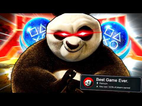 The Kung Fu Panda Game Has The Best Platinum Trophy Ever.