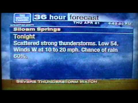 Weatherstar XL Thurs April 21st 2005