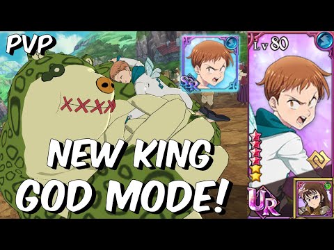 Winged King GOD MODE DESTRUCTION! - The King of Toxic Debuffs PVP - Seven Deadly Sins: Grand Cross