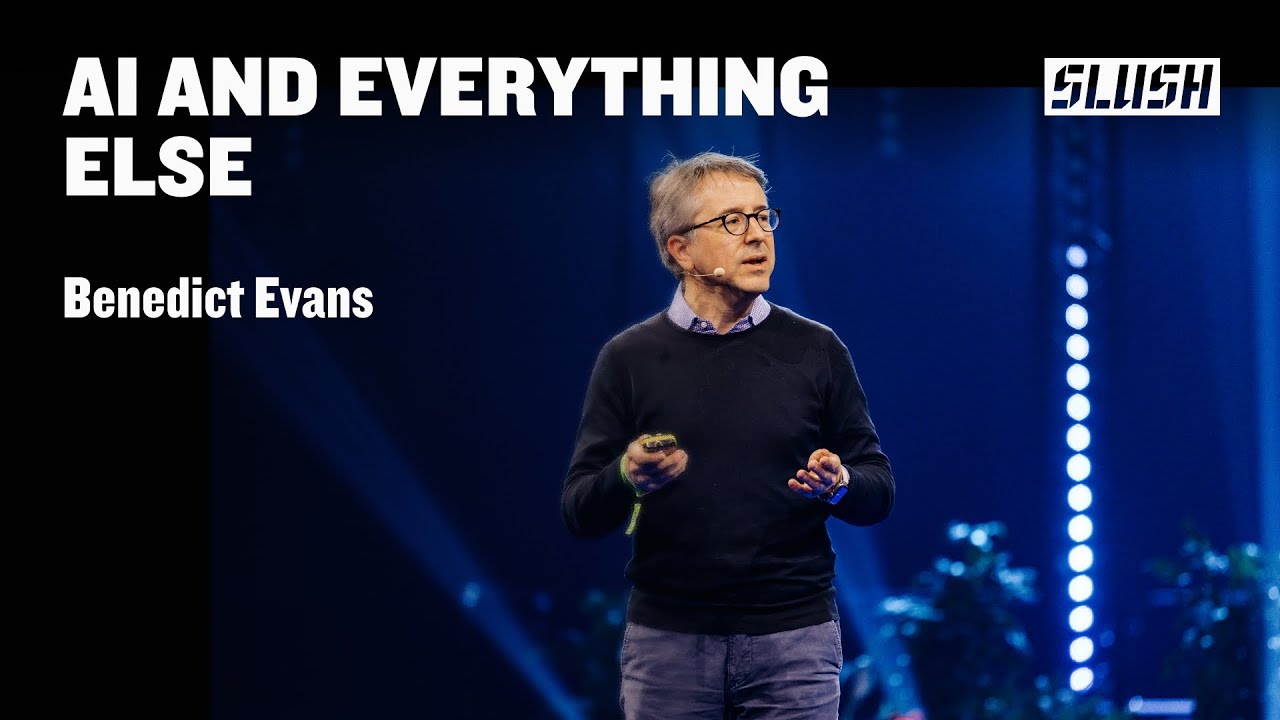 AI and Everything Else - Benedict Evans | Slush 2023