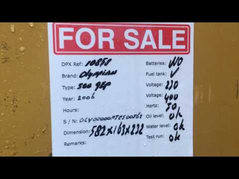 DPX Power: Olympian GEP500 - 500 kVA Generator set | DPX-10858