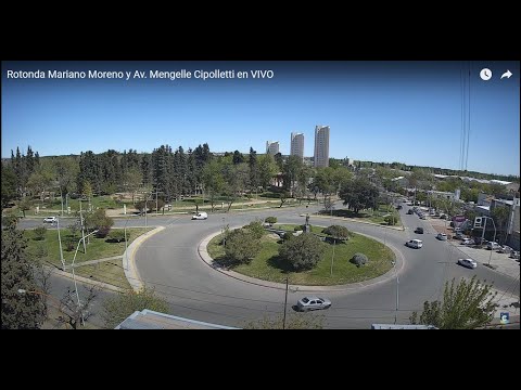 Rotonda Mariano Moreno y Mengelle Cipolletti en VIVO