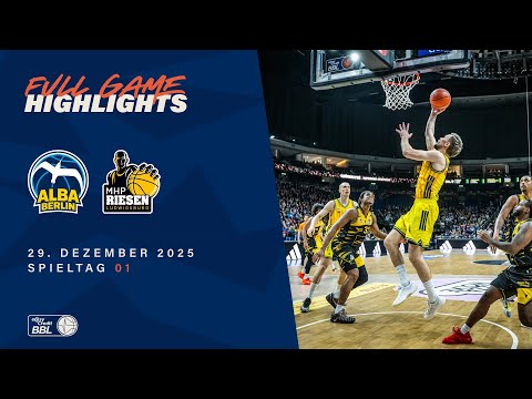 ALBA BERLIN vs. MHP RIESEN Ludwigsburg - Full Game Highlights - Spieltag 1, 25/26
