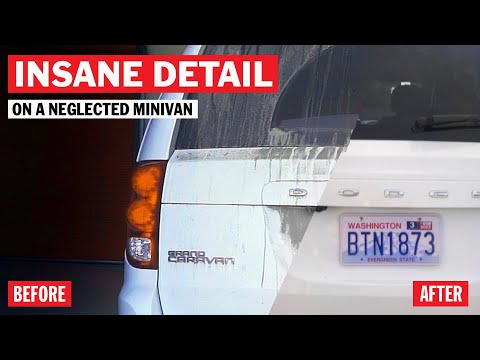 Disgusting farm van gets "factory-fresh" detail!