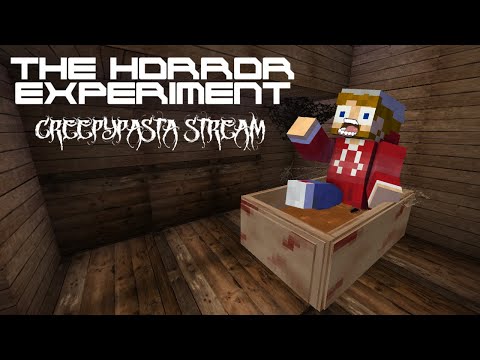 THE HORROR EXPERIMENT| Minecraft Creepypasta Livestream Part 1