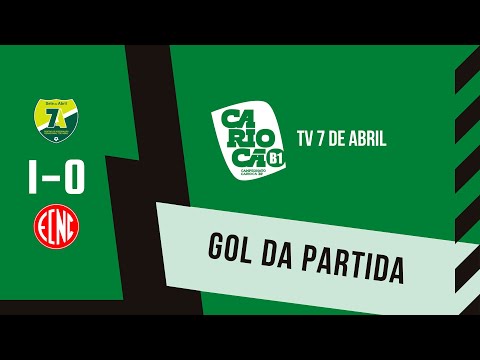 7 DE ABRIL 1 X 0 NOVA CIDADE - GOL DA PARTIDA | CARIOCA B1 2022