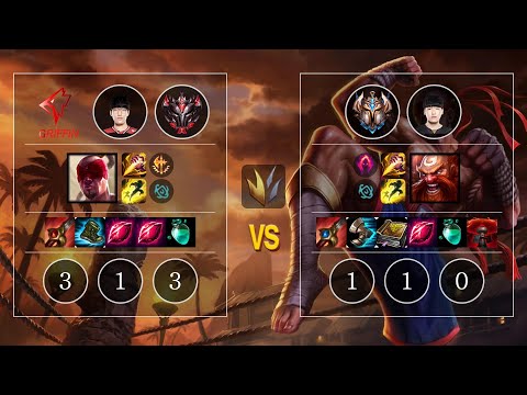 GRF Tarzan Lee Sin vs Kellin Gragas Jungle - KR GrandMaster Patch 10.11