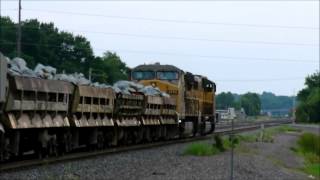 preview picture of video 'UP Rock Train - Scott City, MO 06.22.14'