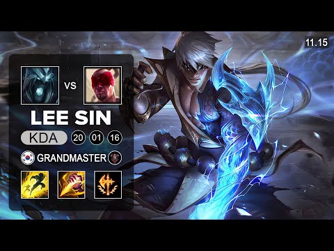 TES Karsa Lee Sin Jungle vs Karthus - KR Grandmaster Patch 11.15