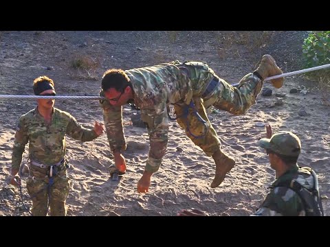 U.S. and French Army Soldiers Commando Training - French Desert Commando Course | MFA