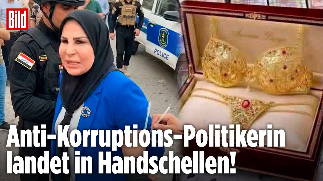BAGDAD: Korruptionsjägerin festgenommen – Millionen und sogar ein Bikini aus Gold entdeckt