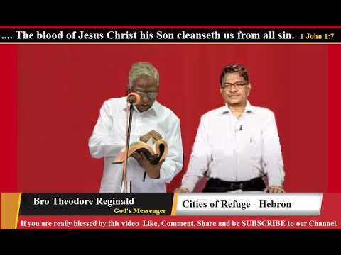 Cities of Refuge -Hebron By Bro Theodore Reginald (God Servant)