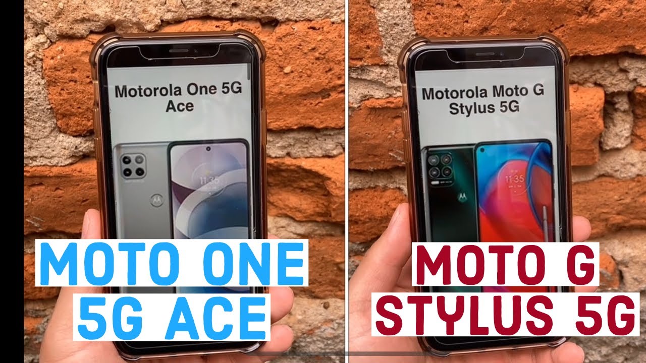 Motorola One 5G Ace vs Motorola Moto G Stylus 5G (2021 Review and comparison)