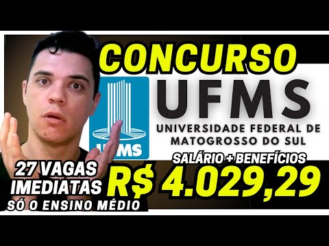 CONCURSO UFMS 2025