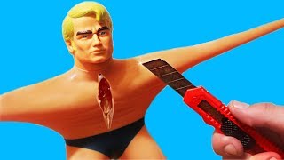 What&#39;s inside Stretch Armstrong ?