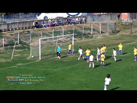 PIONIRI: FK Trstenik PPT–FK Dinamo Vranje 8:0 DRUGO POLUVREME, 3. novembar 2018.