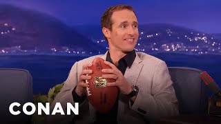 Drew Brees On Deflategate - CONAN on TBS