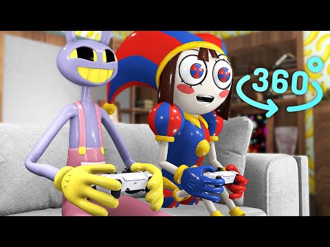 360º VR Meme | Pomni breaks into your house! The Amazing Digital Circus