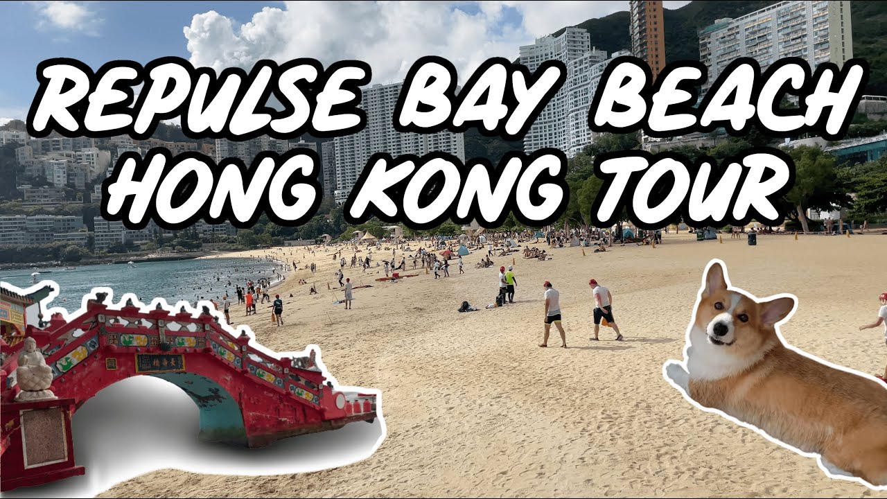 A full beach walk at Hong Kong’s beautiful Repulse Bay